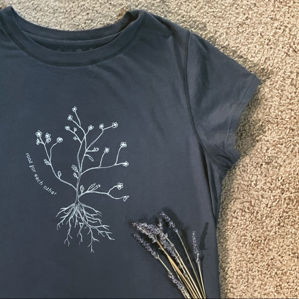 “Root for Eachother” graphic tee